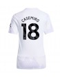 Manchester United Casemiro #18 Replika Borta Kläder Dam 2025-26 Kortärmad